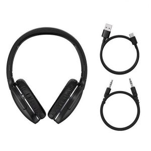 Baseus - Phố Phụ Kiện Tai nghe chụp tai không dây cao cấp Baseus Encok D02 Pro Stereo (Bluetooth Wireless Hifi Surround Headphone)