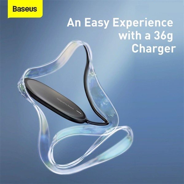 Baseus -Baseus Mall VN Đế sạc nhanh không dây có nam châm Baseus Light Magnetic Wireless Charger dùng cho iPhone 12/11/XS Max và Android (15W,Magnetic, Wireless quick charger)