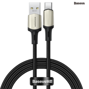 Baseus -Baseus Mall VN Cáp sạc nhanh,siều bền Baseus Cafule Type C VOOC Cable cho OPPO/Samsung/Huawei/ Xiaomi (5A, VOOC Officially Authorized Quick Charge, Nylon Braided + Zinc Alloy Cable)