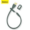Baseus -Baseus Mall VN Cáp sạc ngắn 22cm tiện dụng, siêu bền Baseus Bracelet Type-C (5A Fast Charge/ Huawei Supper Quick Charge, 480Mbps Data, TPE Portable Cable)