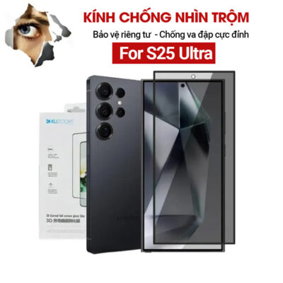Kính cường lực chống nhìn trộm Samsung S25 Ultra…